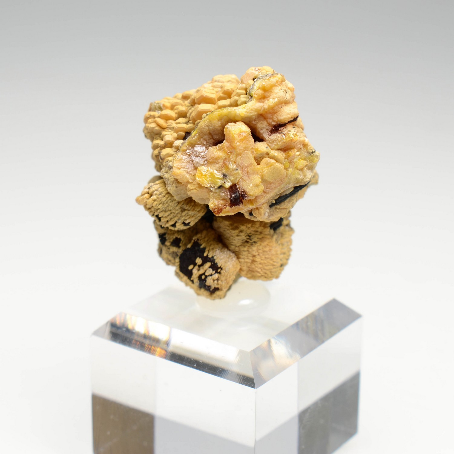 Vanadinite, phosphohedyphane - Taouz, Maroc