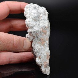 Calcite rose et chalcopyrite sur barytine - Cuzac, Lot, France