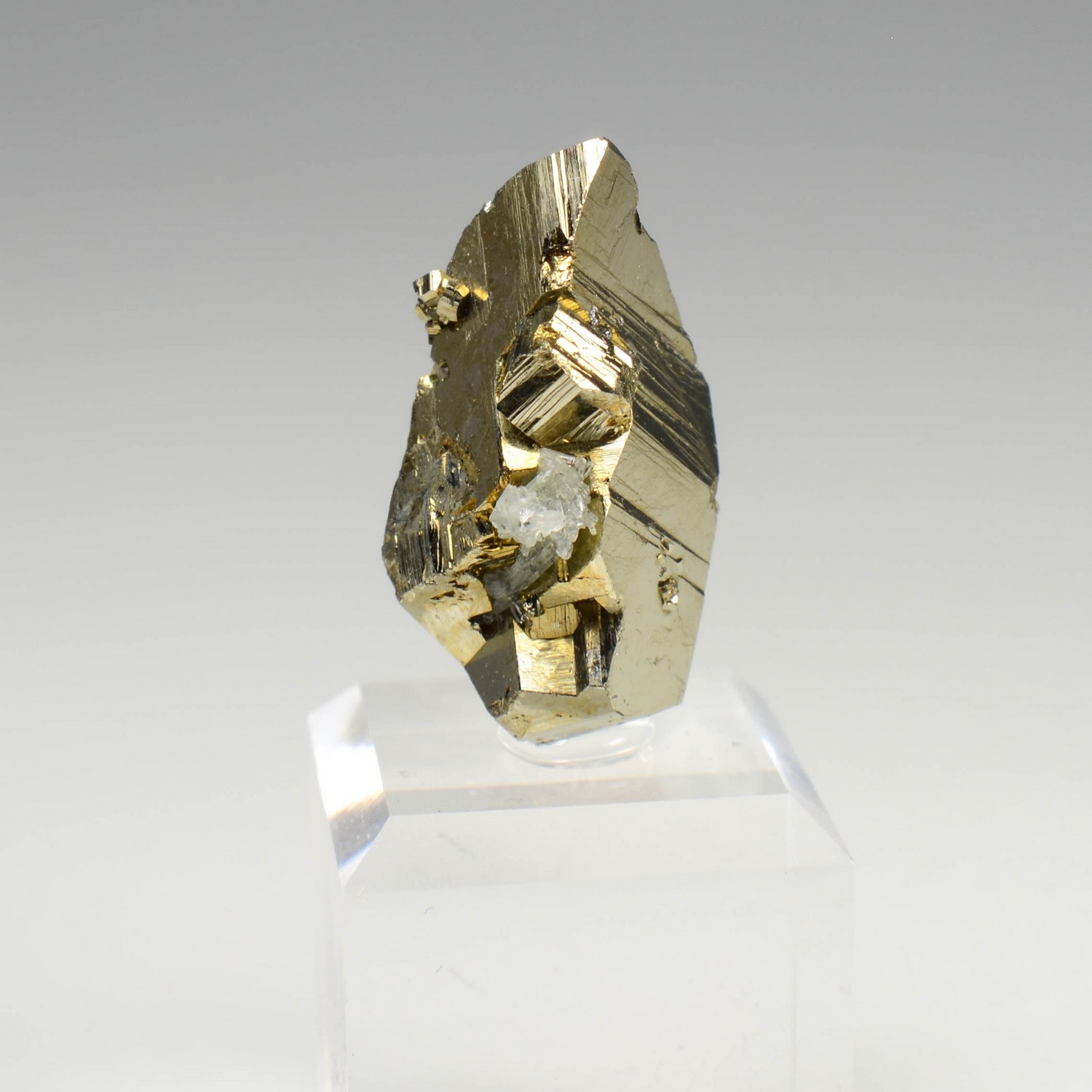Rhombohedral pyrite - Borieva mine, Madan, Bulgaria