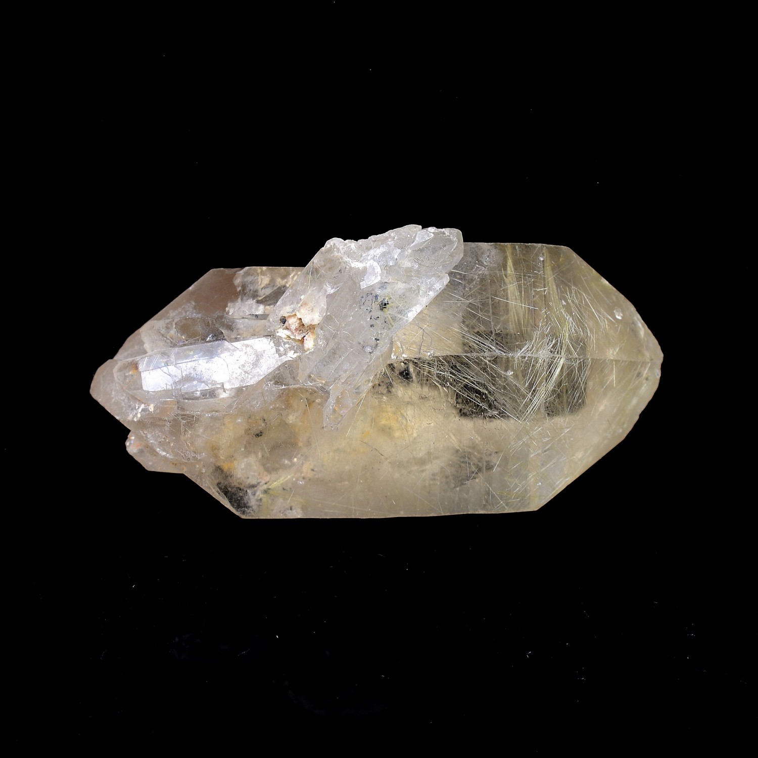 Rutile inclusions in quartz - Novo Horizonte, Bahia, Brazil