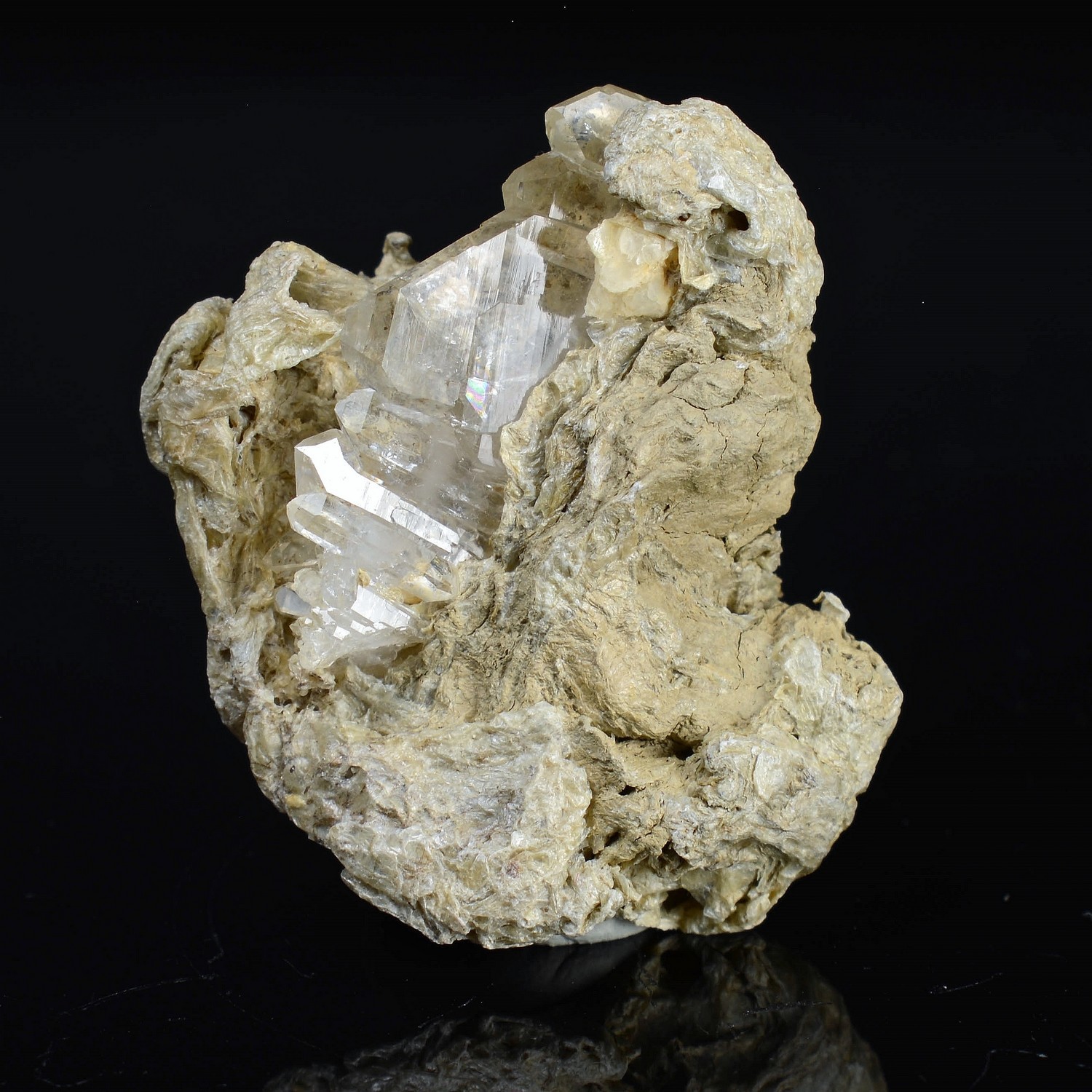 Quartz et palygorskite - La Table, Savoie, France