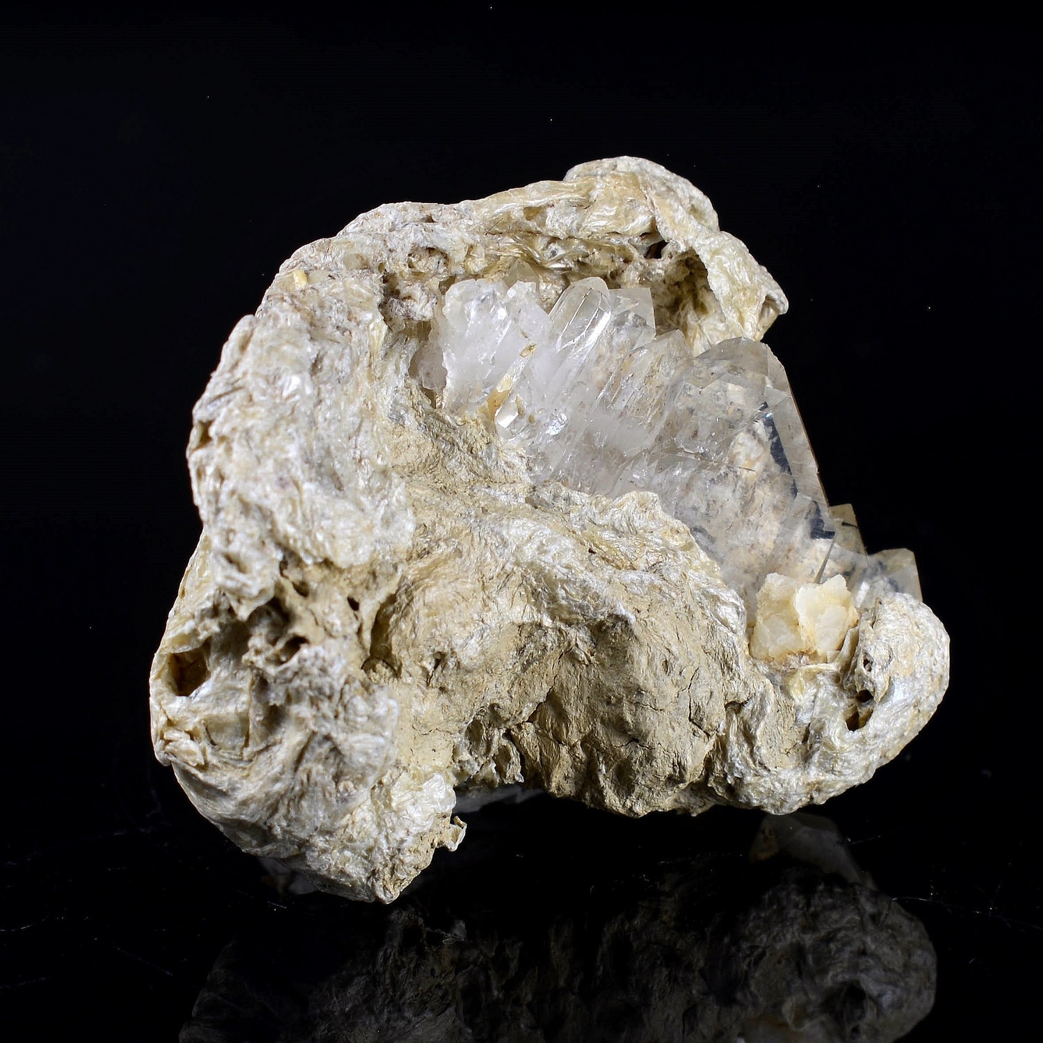 Quartz et palygorskite - La Table, Savoie, France