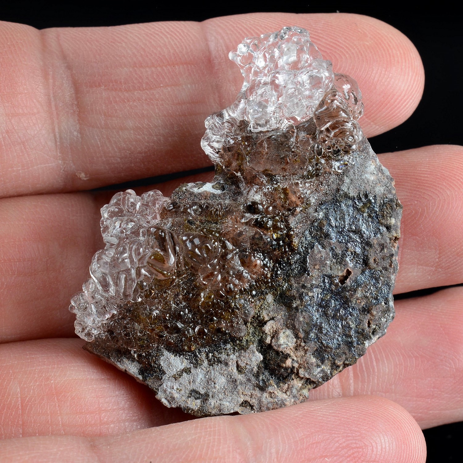 Opale hyalite - Colline Kopasz, Tarcal, Tokaj, Hongrie