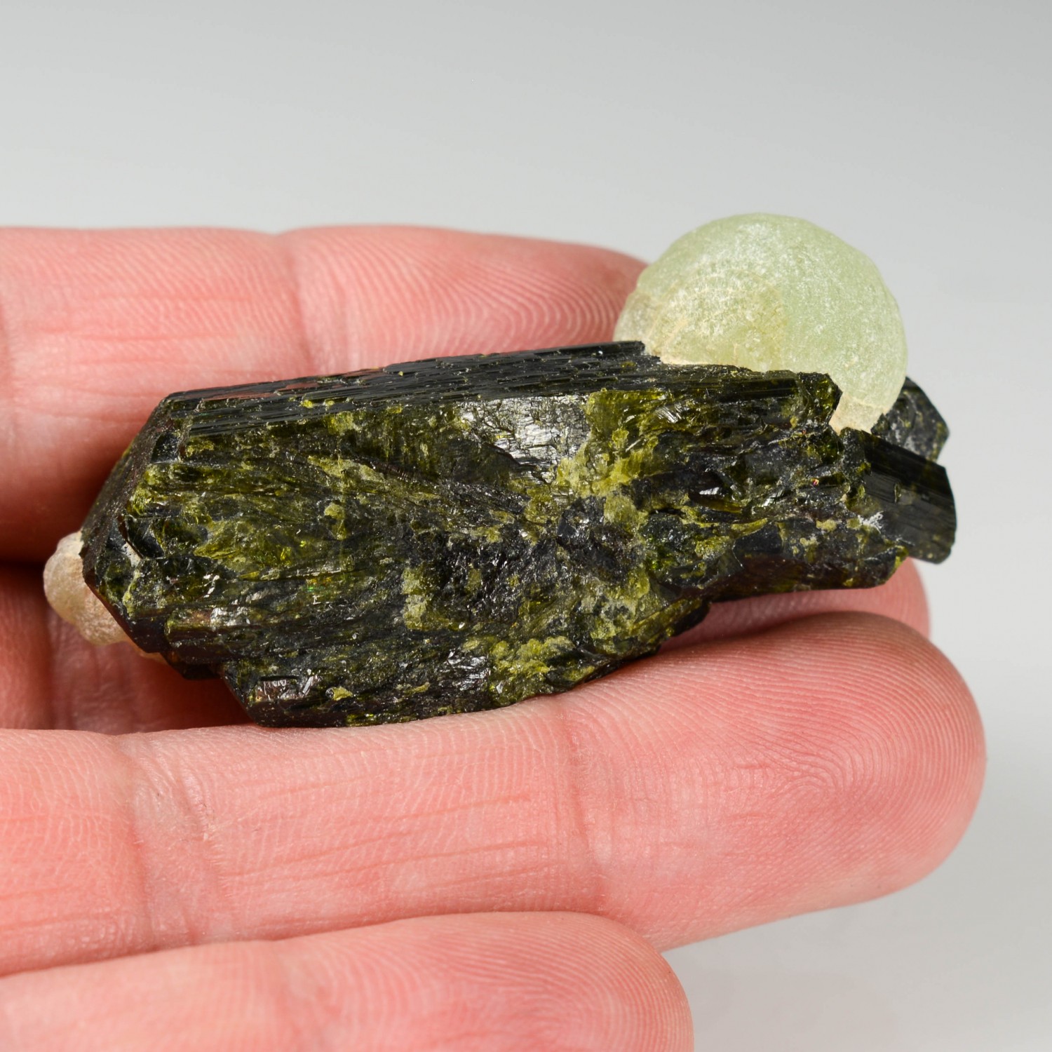 Prehnite et épidote - région de Kayes, Mali