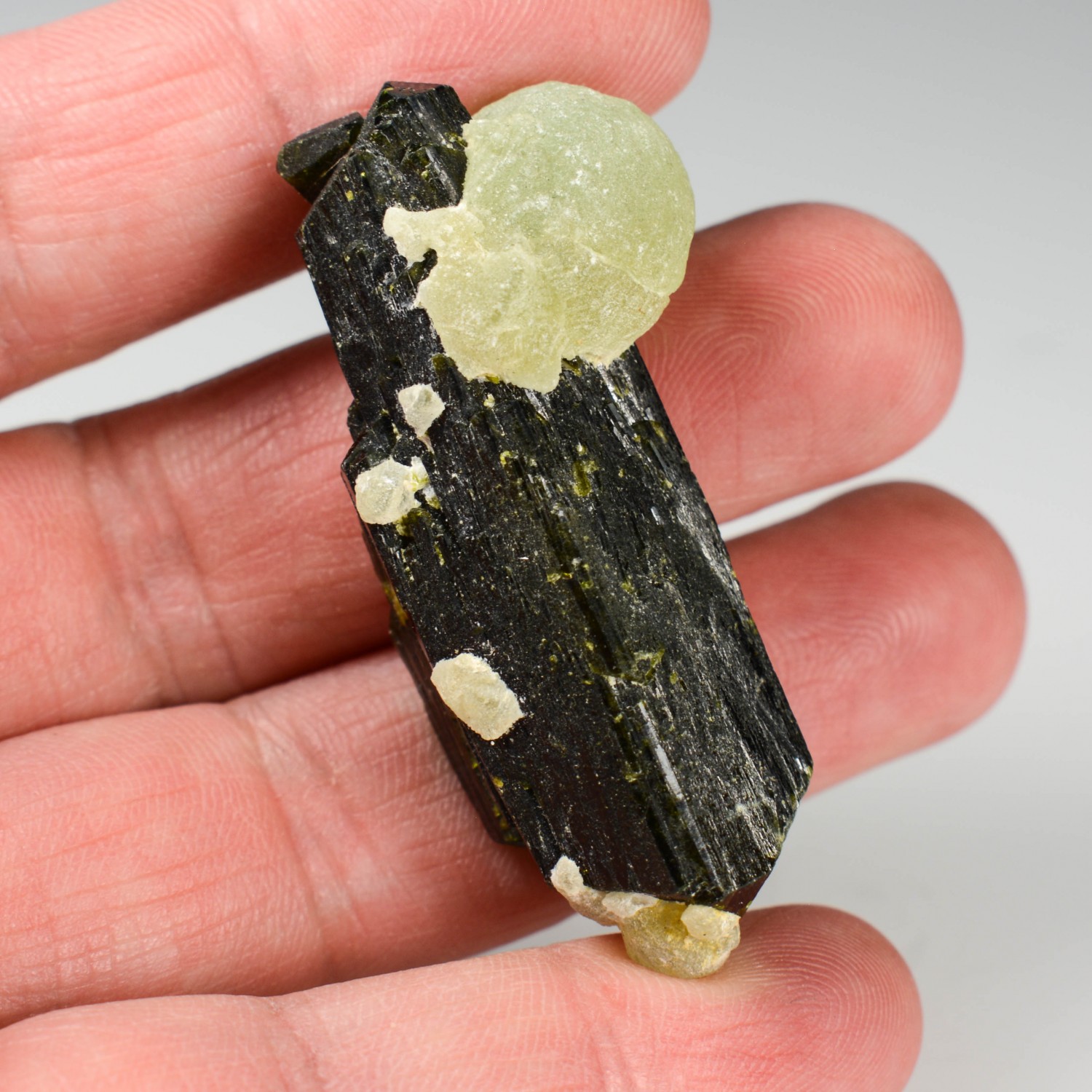 Prehnite et épidote - région de Kayes, Mali