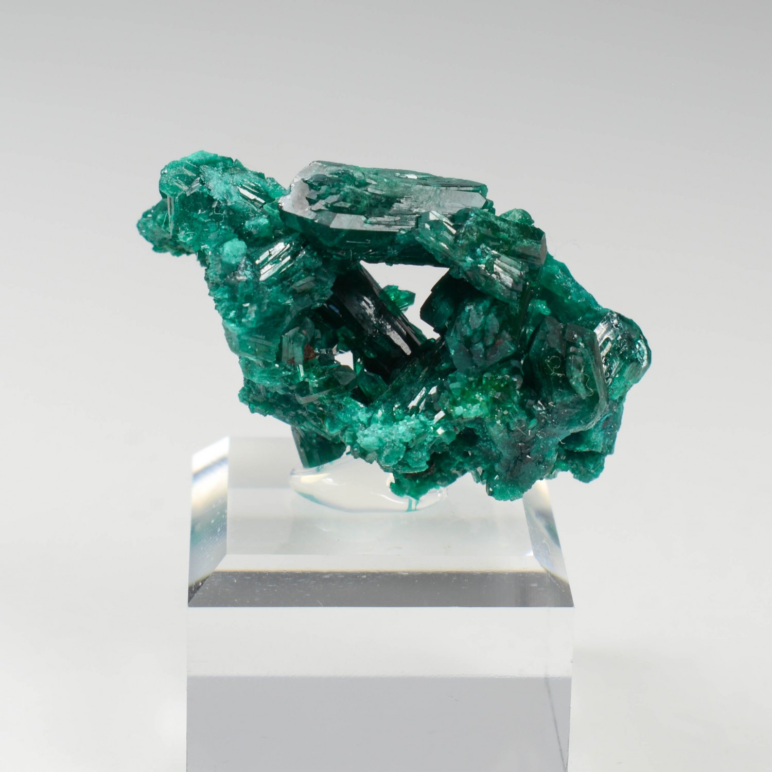 Dioptase - N'tola, District minier de Mindouli, République du Congo