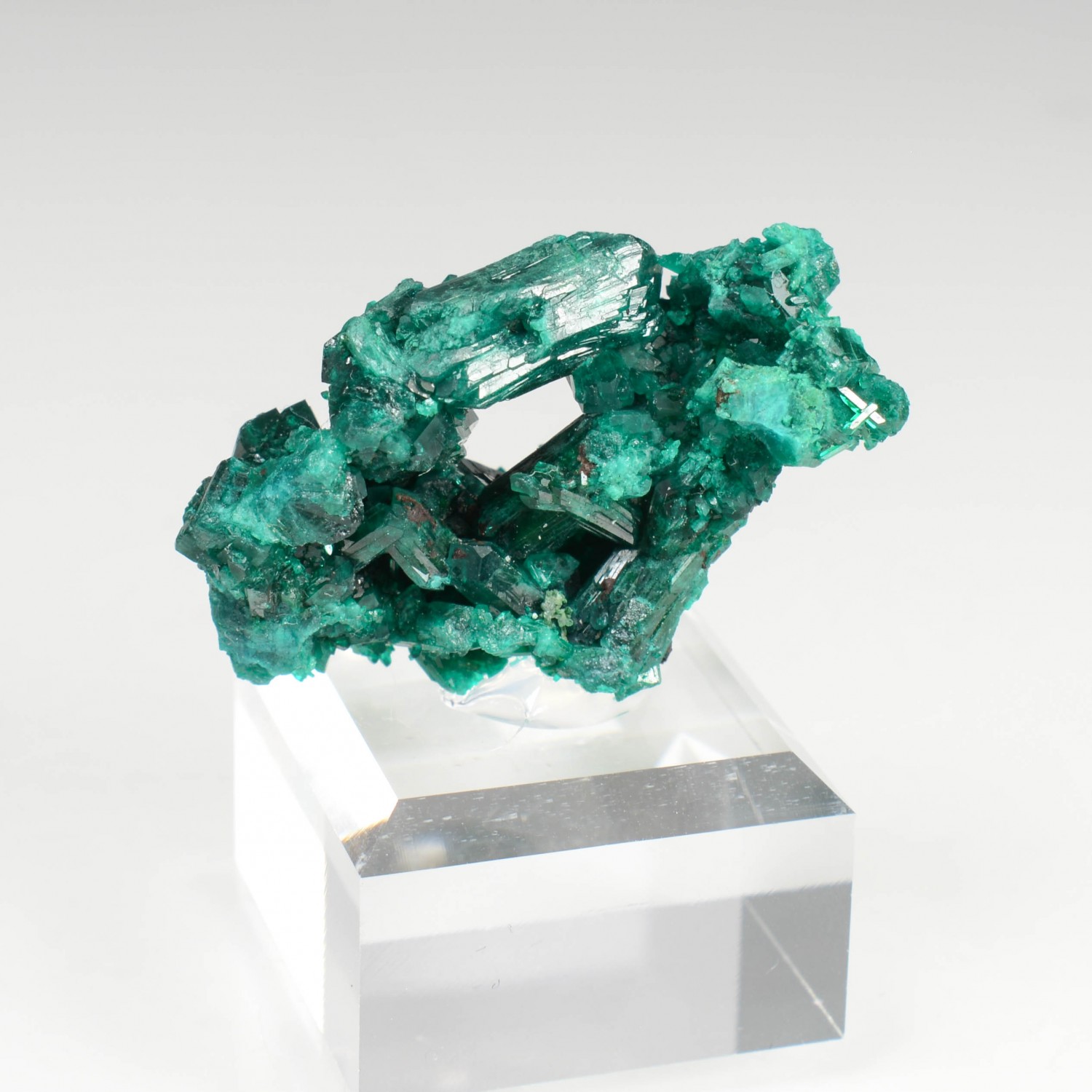 Dioptase - N'tola, District minier de Mindouli, République du Congo