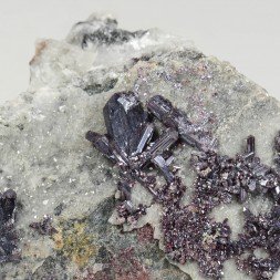 Proustite - Bouismas mine, Bou-Azzer mining district, Morocco