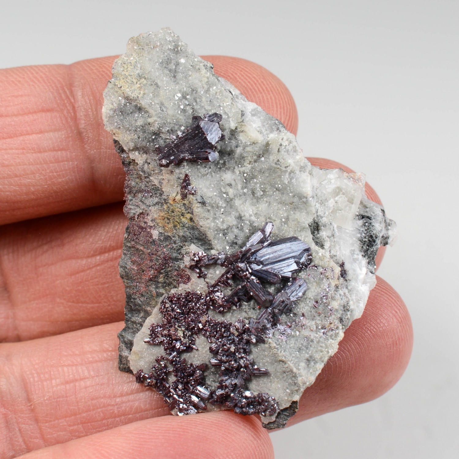 Proustite - Bouismas mine, Bou-Azzer mining district, Morocco