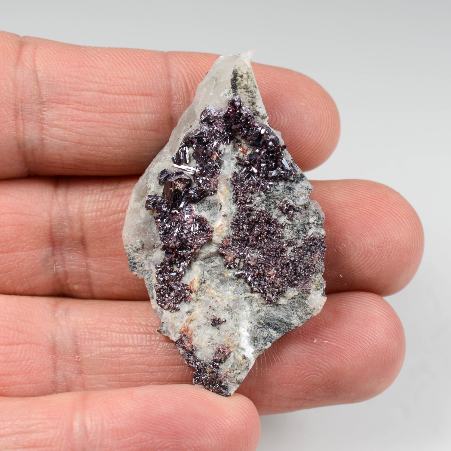 Proustite - Bouismas mine, Bou-Azzer mining district, Morocco