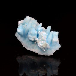 Blue aragonite - Dongshuang mine, Yunan province, China
