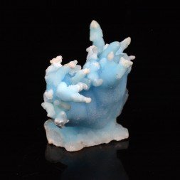 Blue aragonite - Dongshuang mine, Yunan province, China