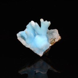 Blue aragonite - Dongshuang mine, Yunan province, China