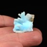 Blue aragonite - Dongshuang mine, Yunan province, China