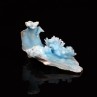Blue aragonite - Dongshuang mine, Yunan province, China