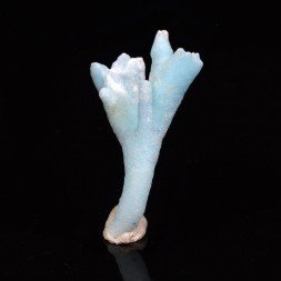 Blue aragonite - Dongshuang mine, Yunan province, China