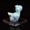 Aragonite bleue - Mine Dongshuang, Province de Yunan, Chine
