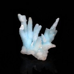 Blue aragonite - Dongshuang mine, Yunan province, China