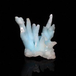 Blue aragonite - Dongshuang mine, Yunan province, China