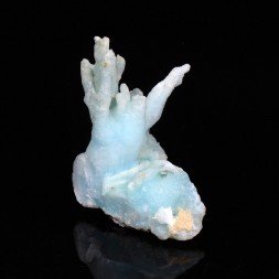 Blue aragonite - Dongshuang mine, Yunan province, China