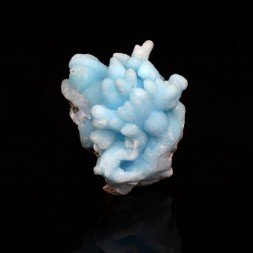 Blue aragonite - Dongshuang mine, Yunan province, China