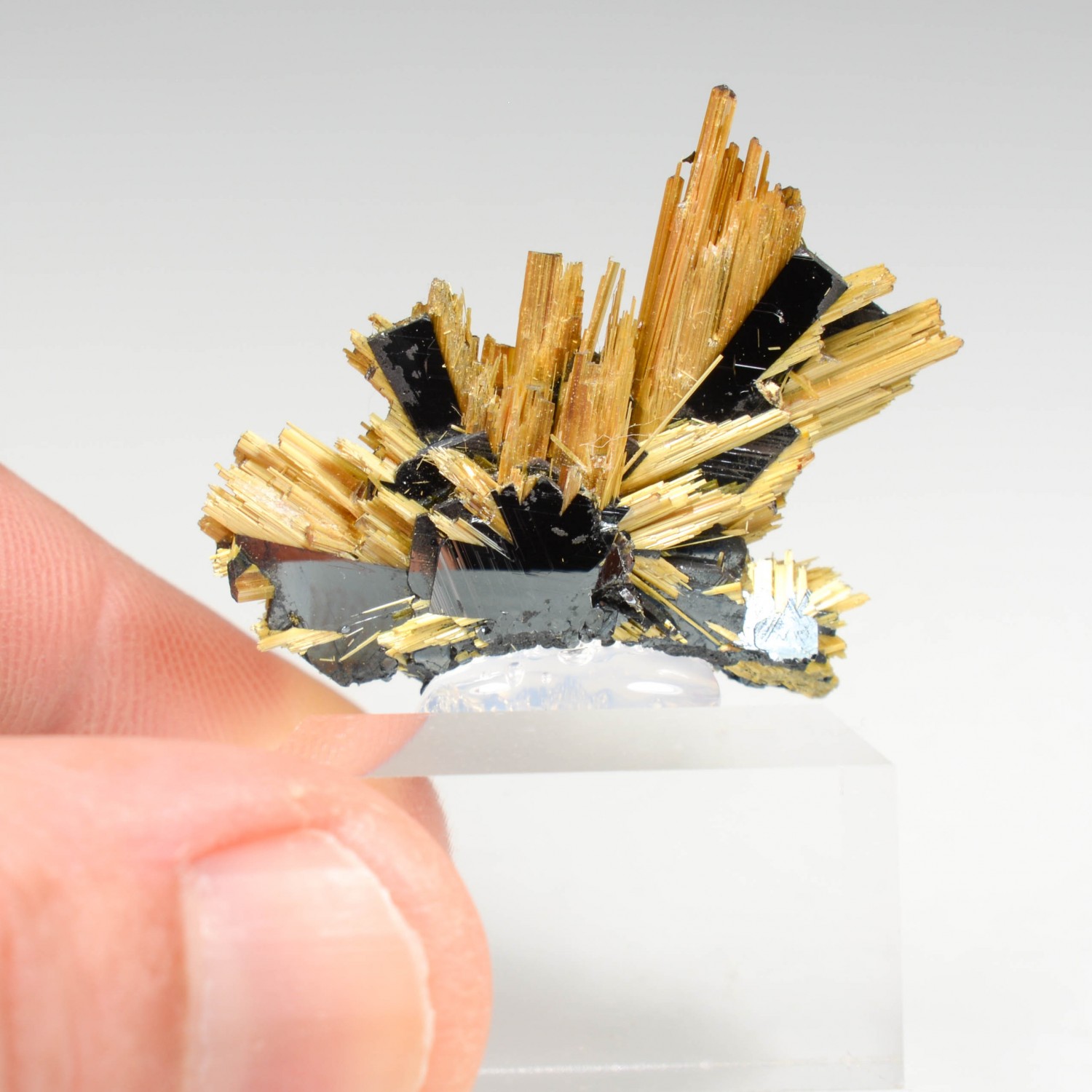 Rutile and haematite - Novo Horizonte, Bahia, Brazil