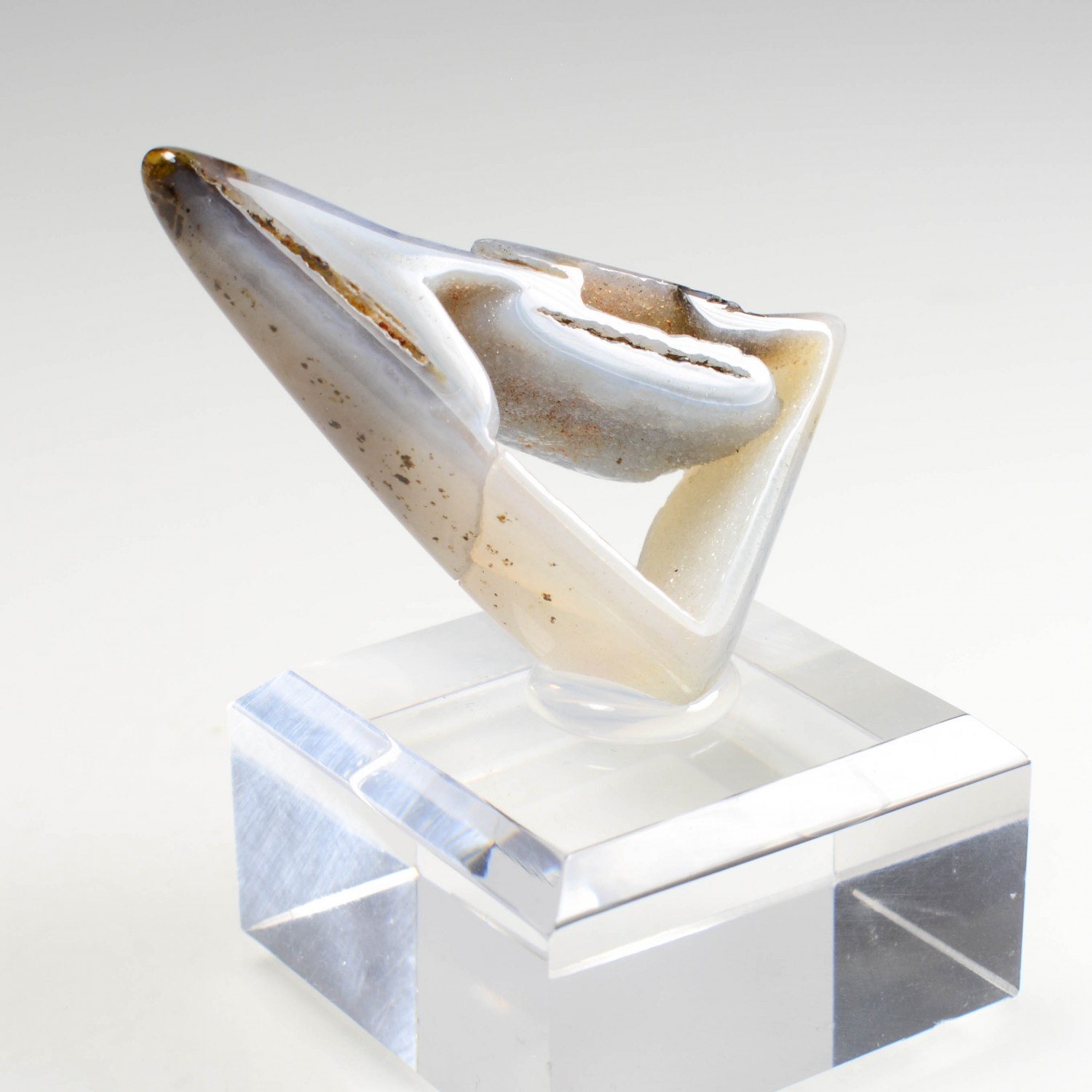 Agate polyédrique - Paraiba, Brésil