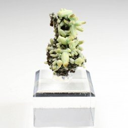 Plumbogummite psm après pyromorphite - Mine Yangshuo, Guilin, Province de Guangxi, Chine