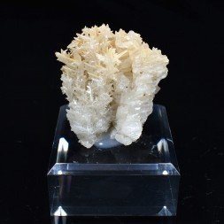 Cérusite réticulée et wulfénite - Mine Nakhlak, Province d'Isfahan, Perse