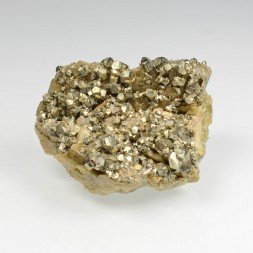 Siderite and pyrite - Saint-Pierre-de-Mésage, Isère, France