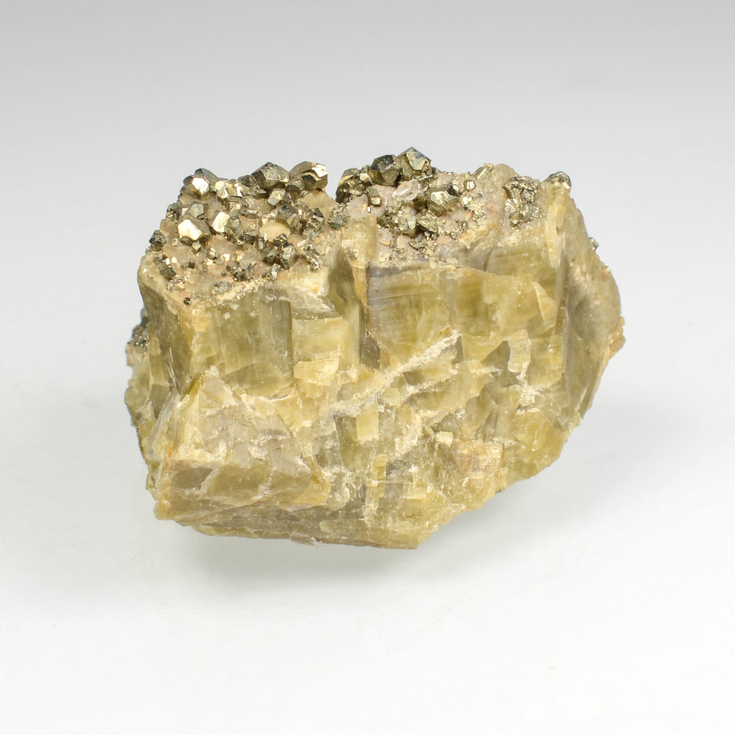 Siderite and pyrite - Saint-Pierre-de-Mésage, Isère, France