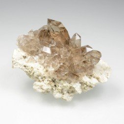 Quartz fumé - Aiguille d'Argentière, Massif du Mont-Blanc, Haute-Savoie, France