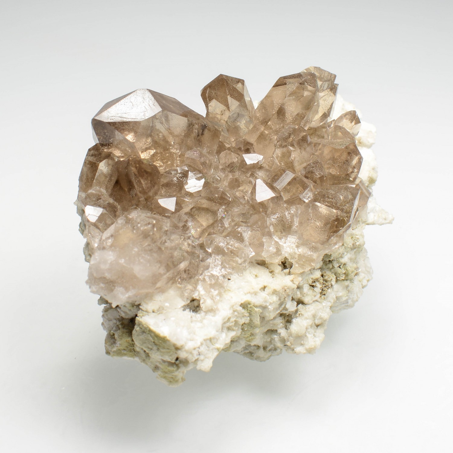 Quartz fumé - Aiguille d'Argentière, Massif du Mont-Blanc, Haute-Savoie, France