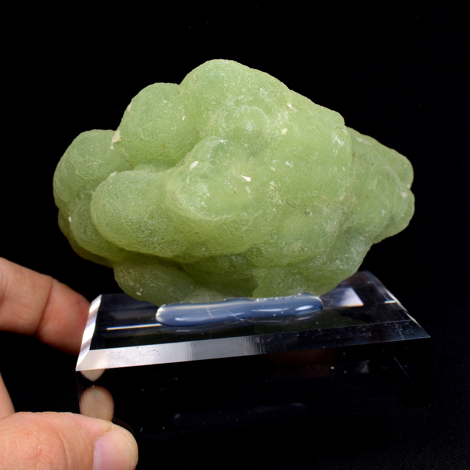 Anhydrite périmorphosis in prehnite - Diamonkara, Kayes, Mali
