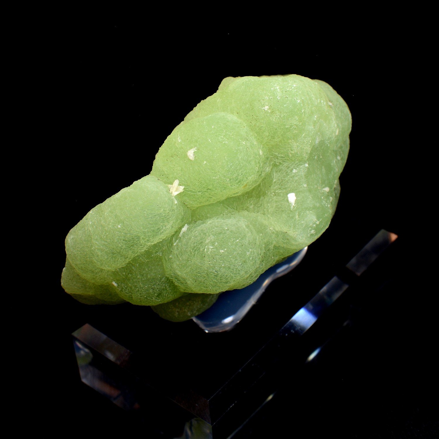 Anhydrite périmorphosis in prehnite - Diamonkara, Kayes, Mali