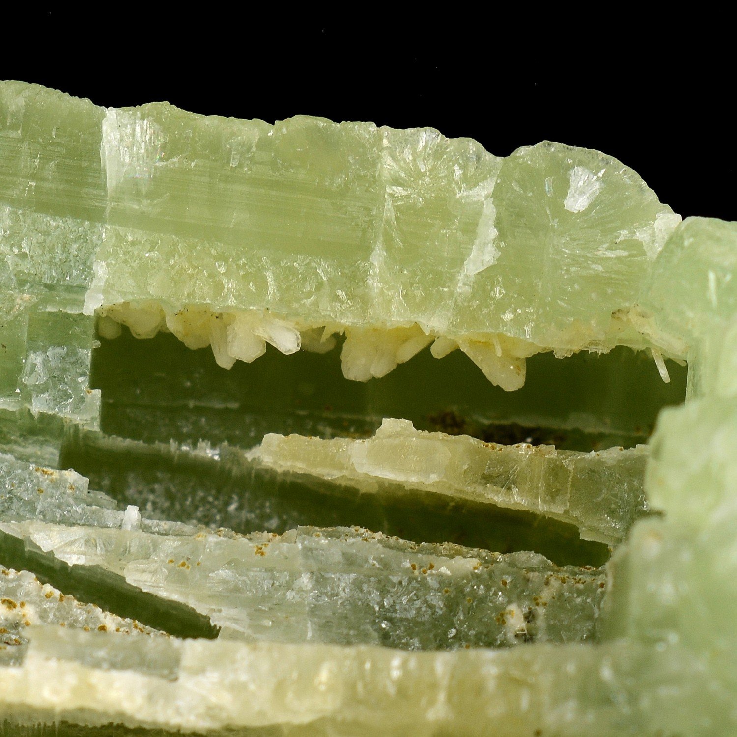 Anhydrite périmorphosis in prehnite - Diamonkara, Kayes, Mali