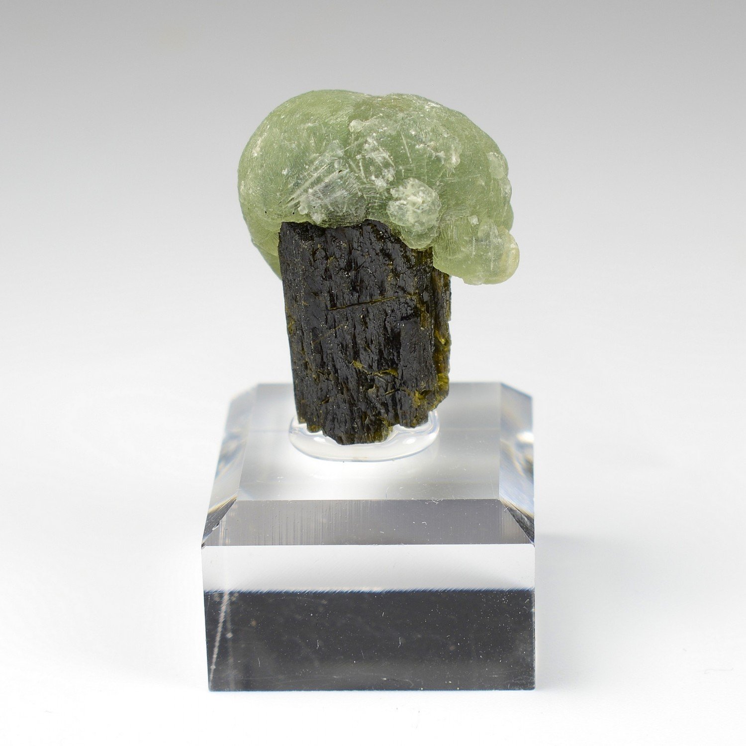 Prehnite on epidote - Diamonkara, Kayes, Mali