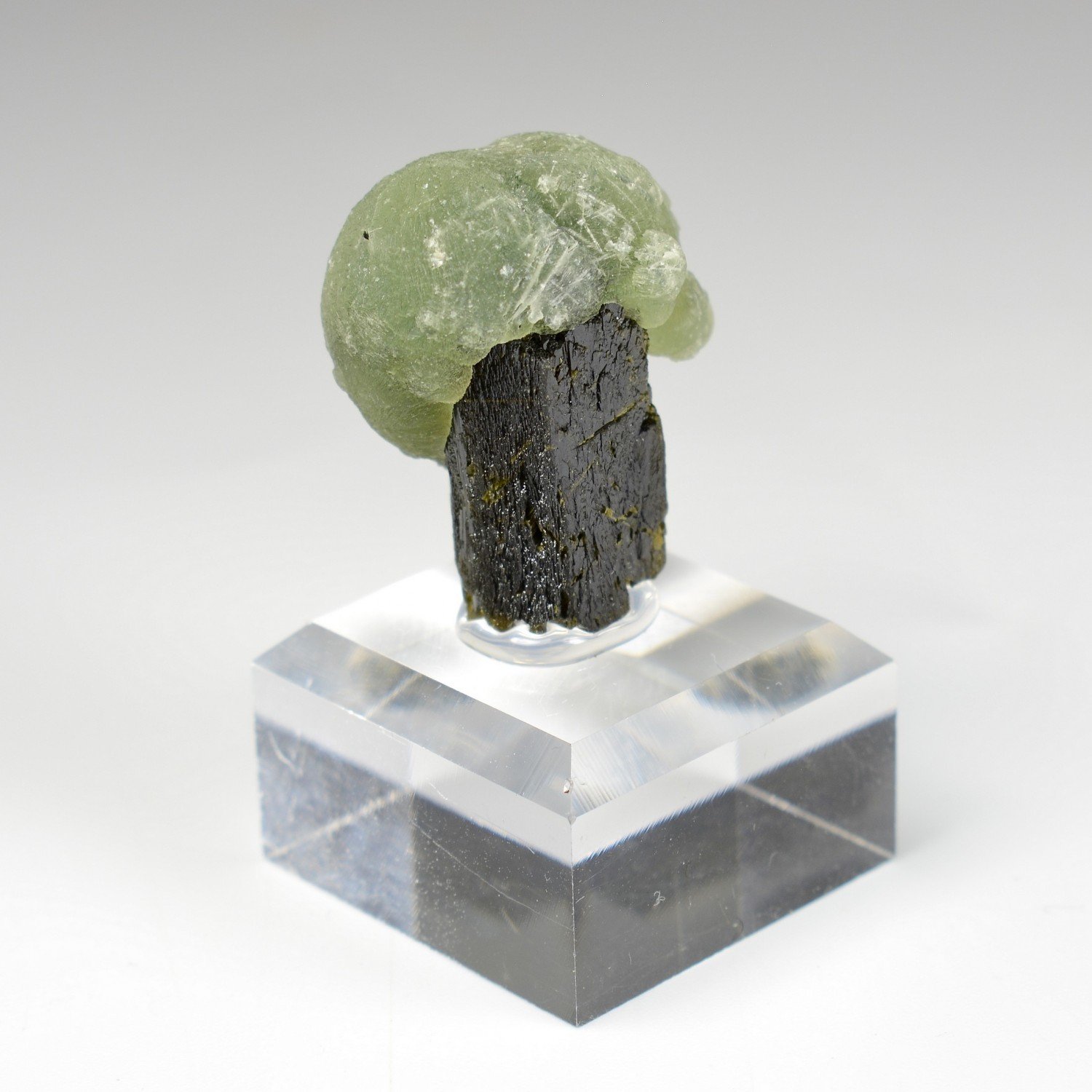 Prehnite on epidote - Diamonkara, Kayes, Mali