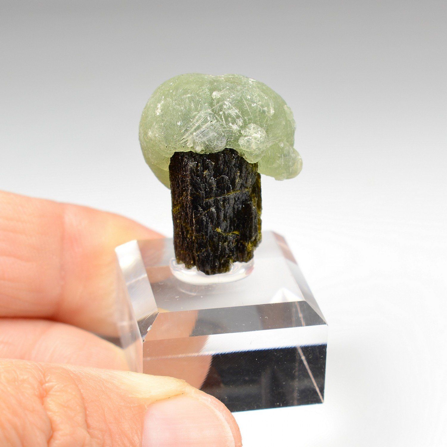 Prehnite on epidote - Diamonkara, Kayes, Mali