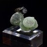 Epidote on prehnite - Diamonkara, Kayes, Mali