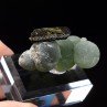 Epidote on prehnite - Diamonkara, Kayes, Mali