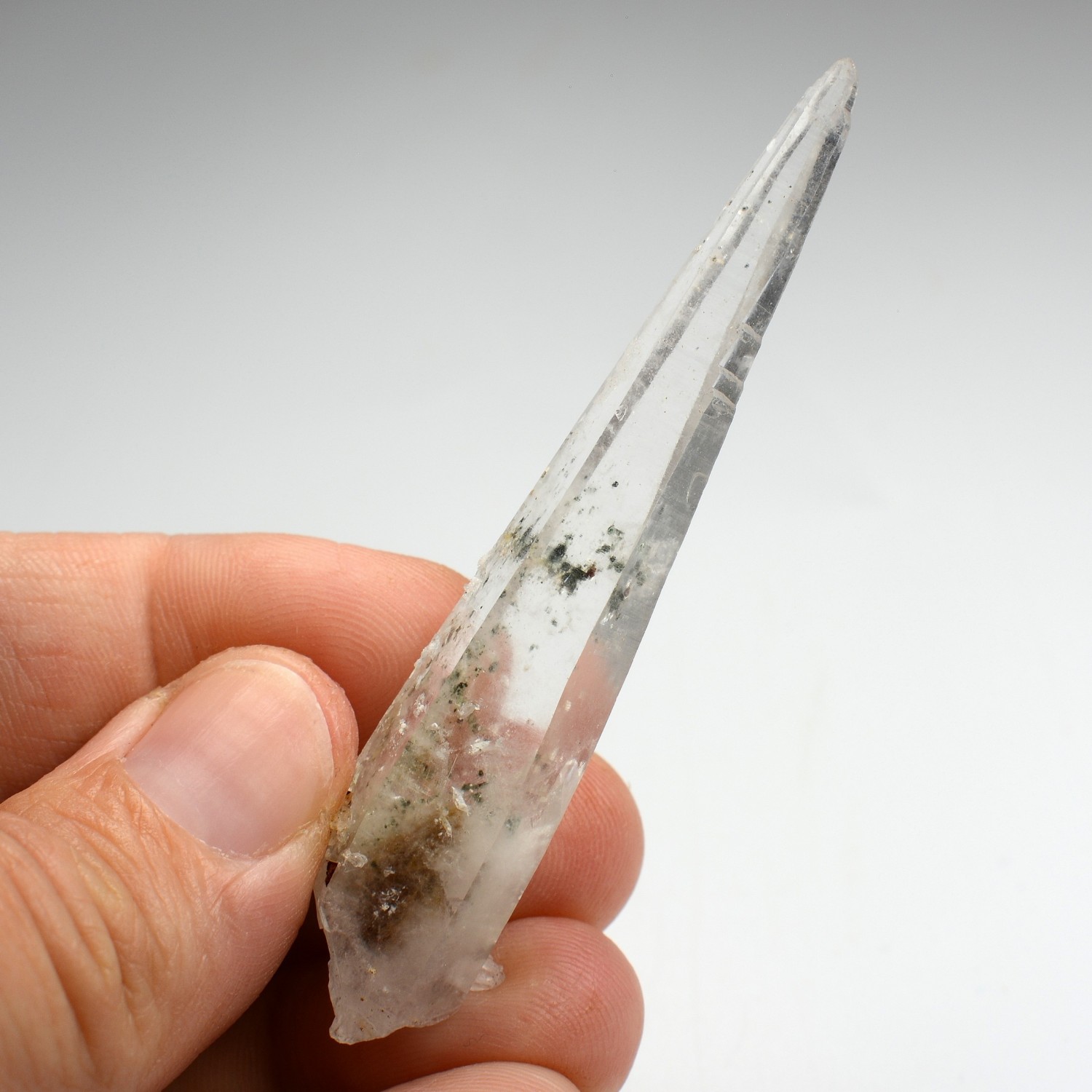 Quartz à inclusions - Ganesh Himal, Népal