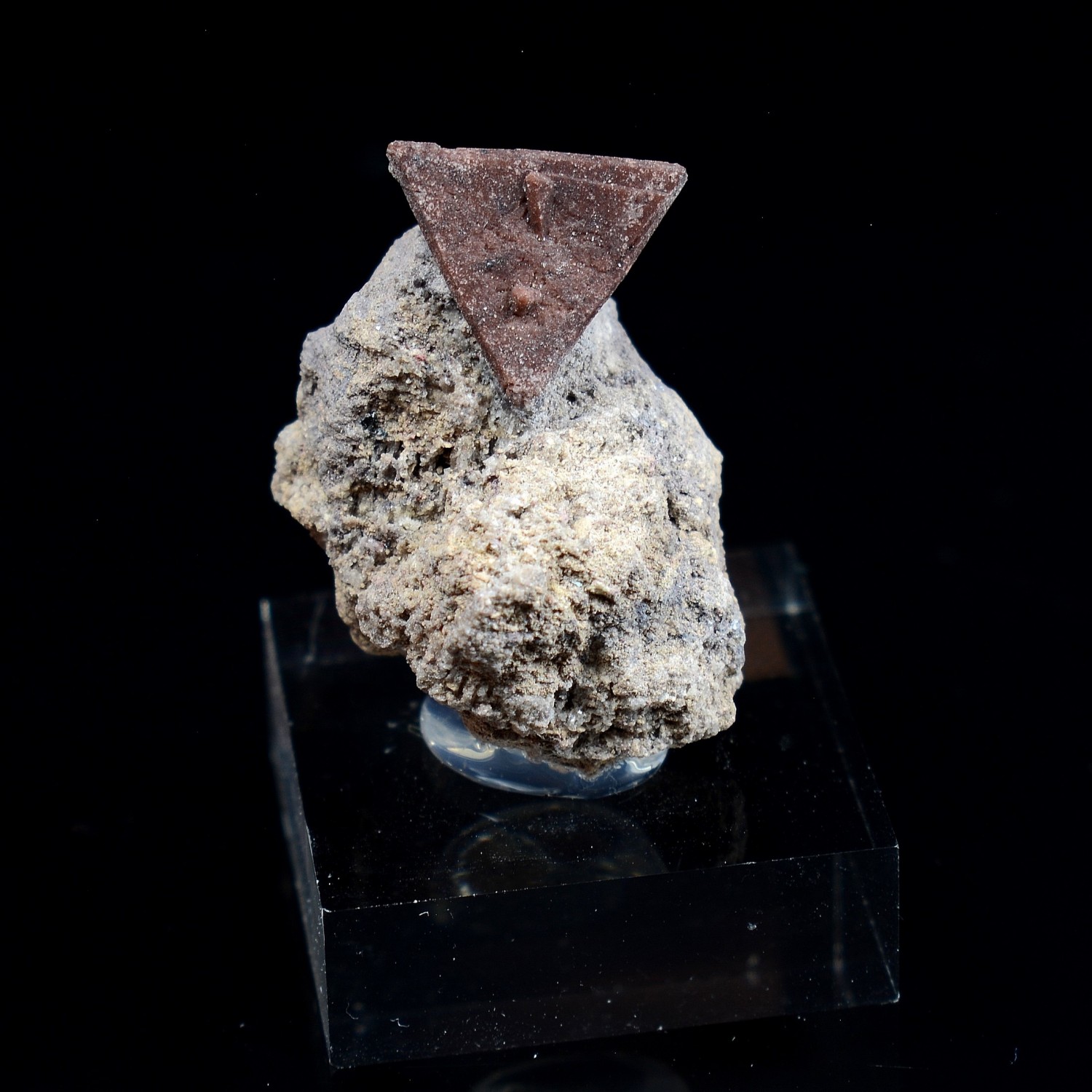 Zunyite on matrix - Qalat-e-Balat, Hormozgan, Persia