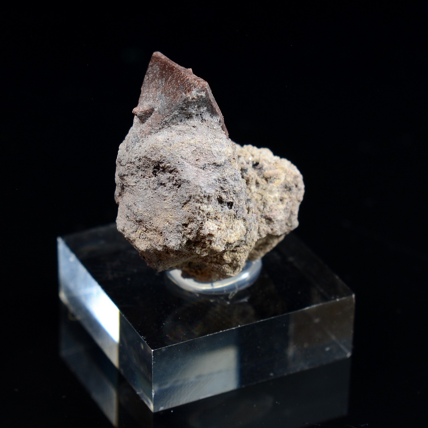Zunyite on matrix - Qalat-e-Balat, Hormozgan, Persia