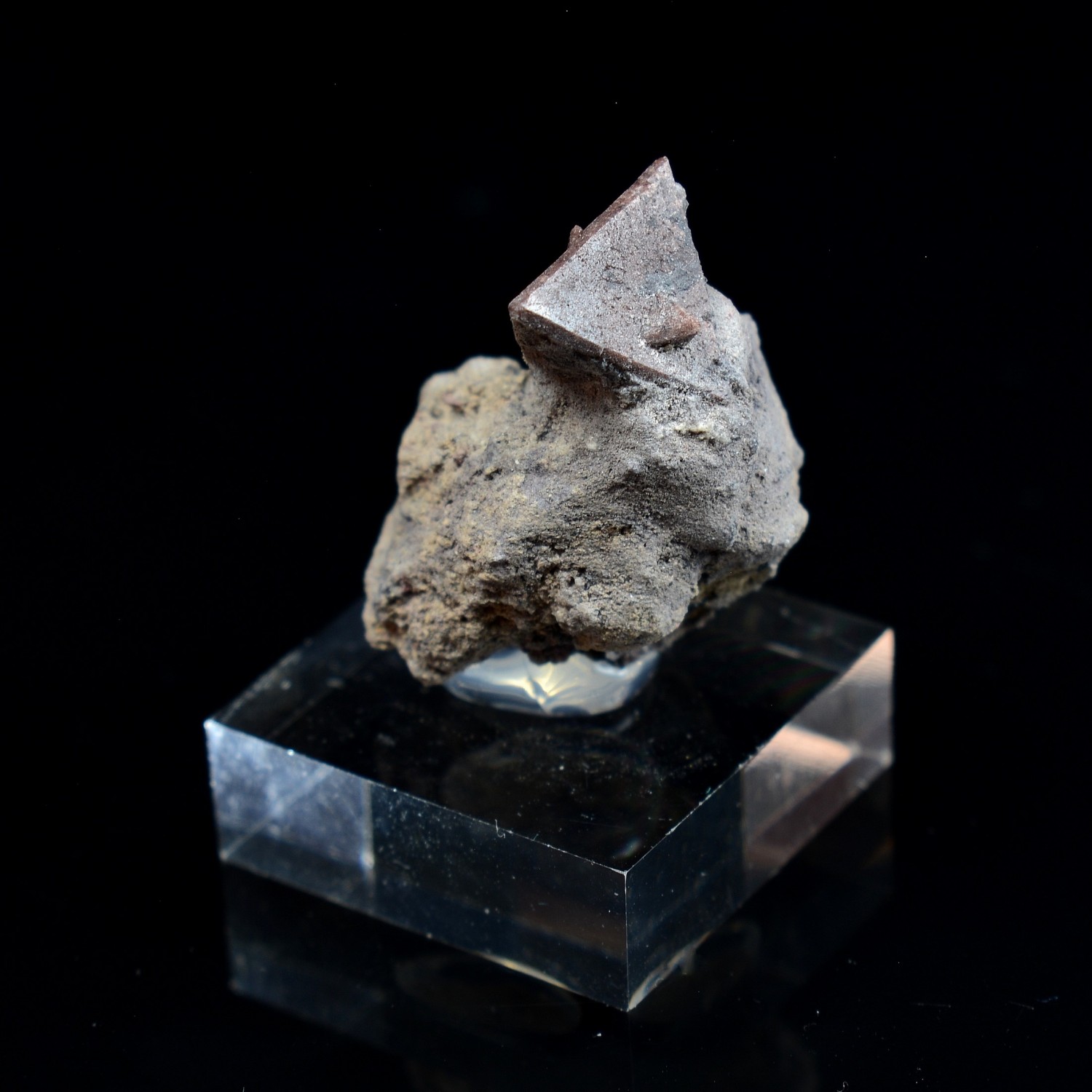 Zunyite on matrix - Qalat-e-Balat, Hormozgan, Persia