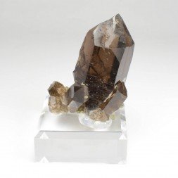 Quartz fumé - Aiguille verte, Massif du Mont-Blanc, Haute-Savoie, France