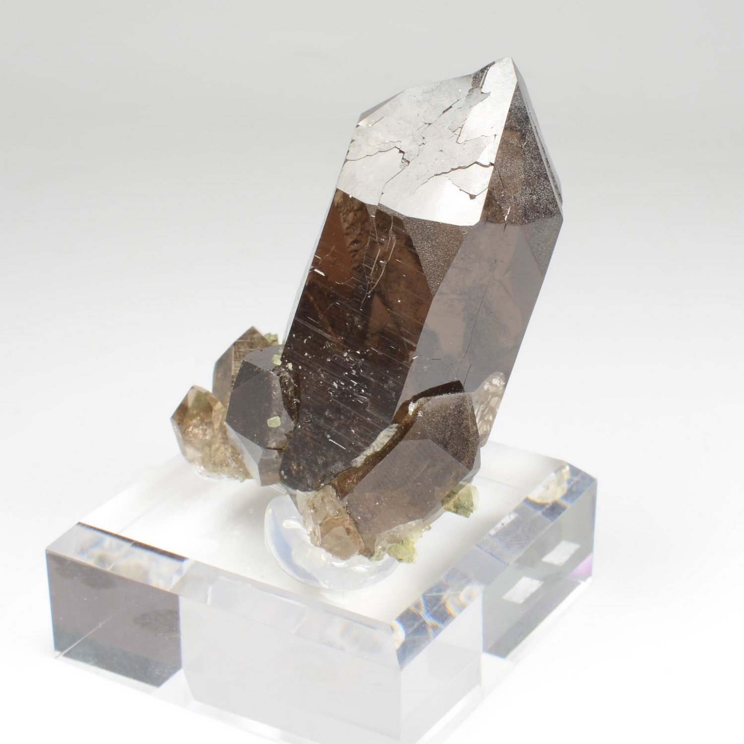 Smoky quartz - Green needle, Mont Blanc Massif, France