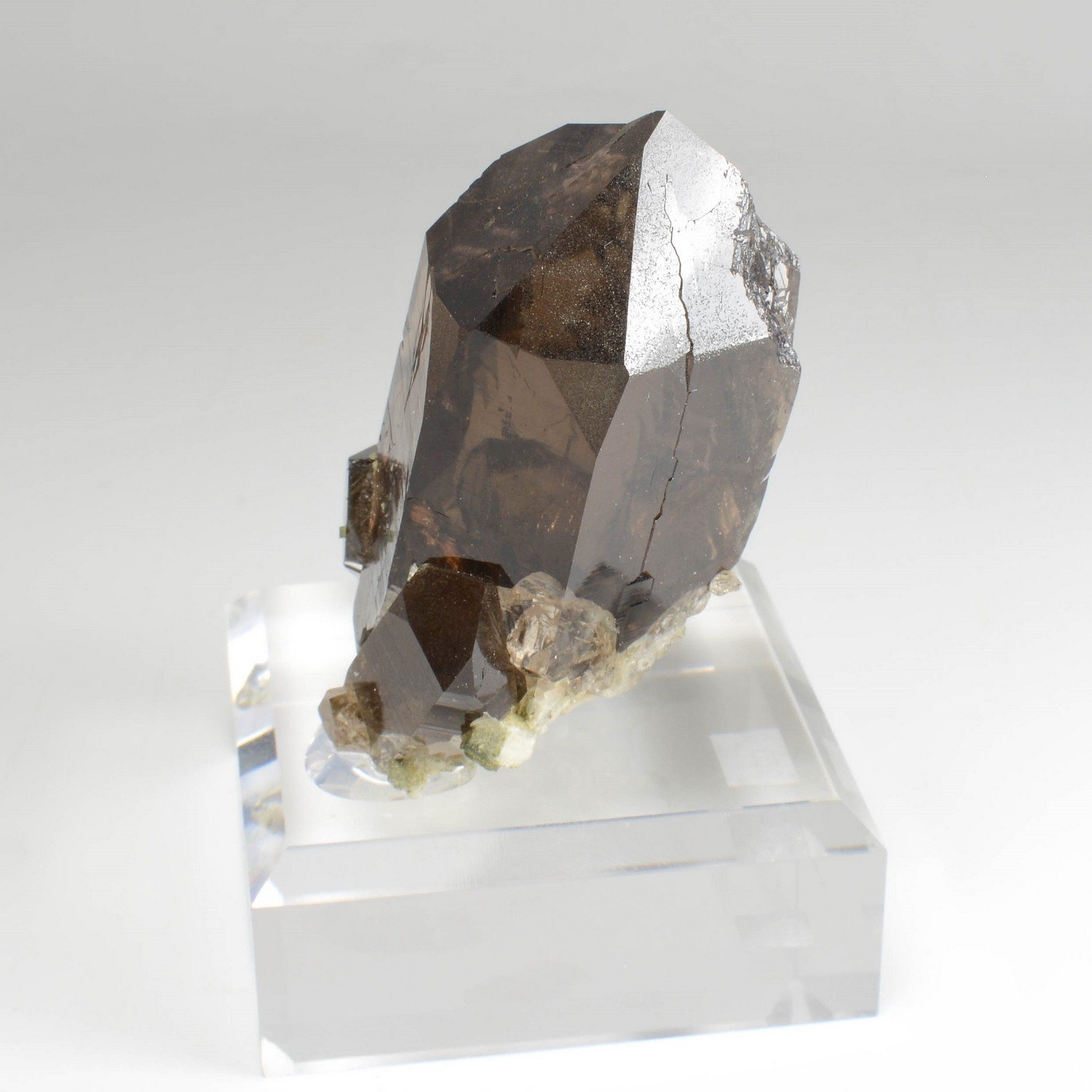 Smoky quartz - Green needle, Mont Blanc Massif, France