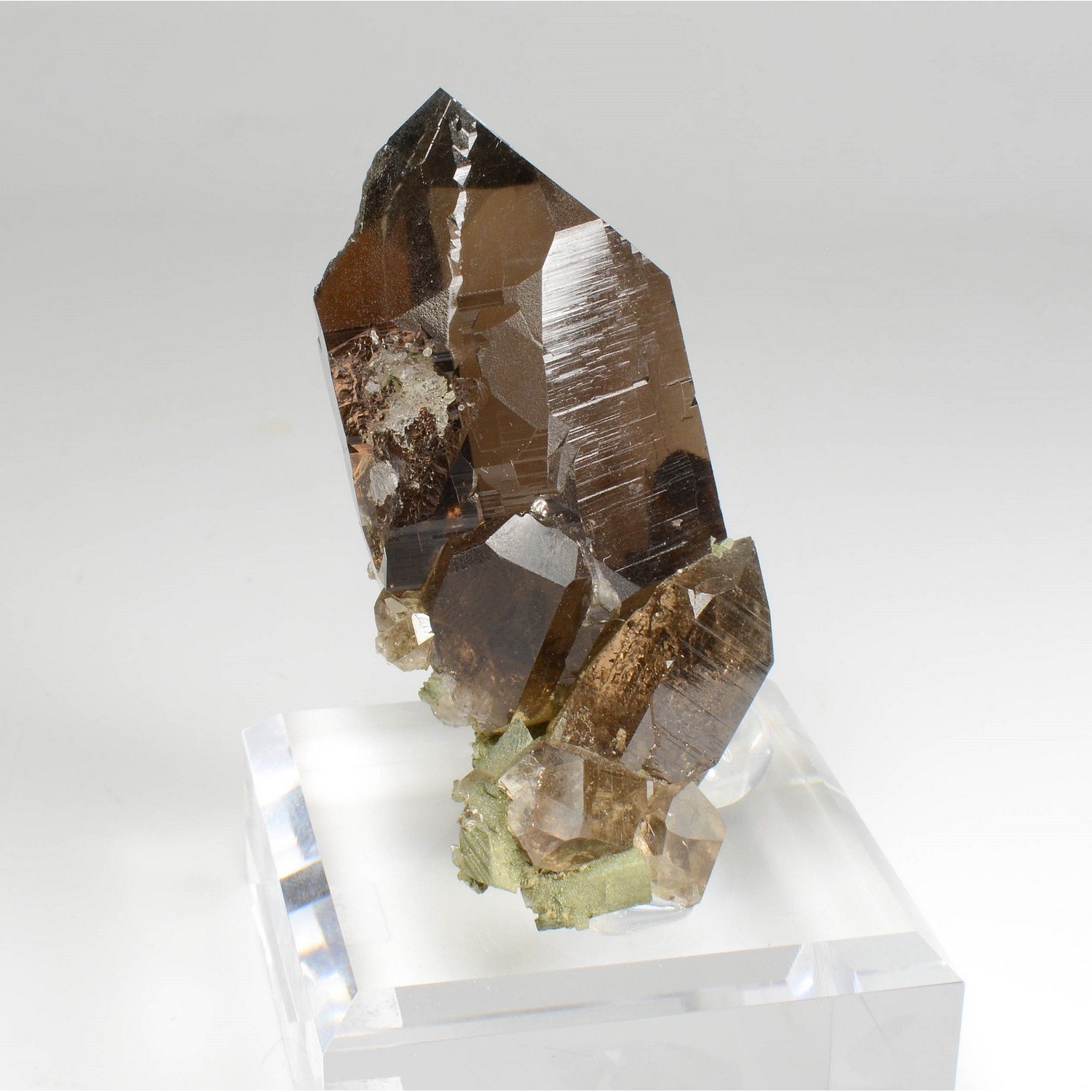 Smoky quartz - Green needle, Mont Blanc Massif, France