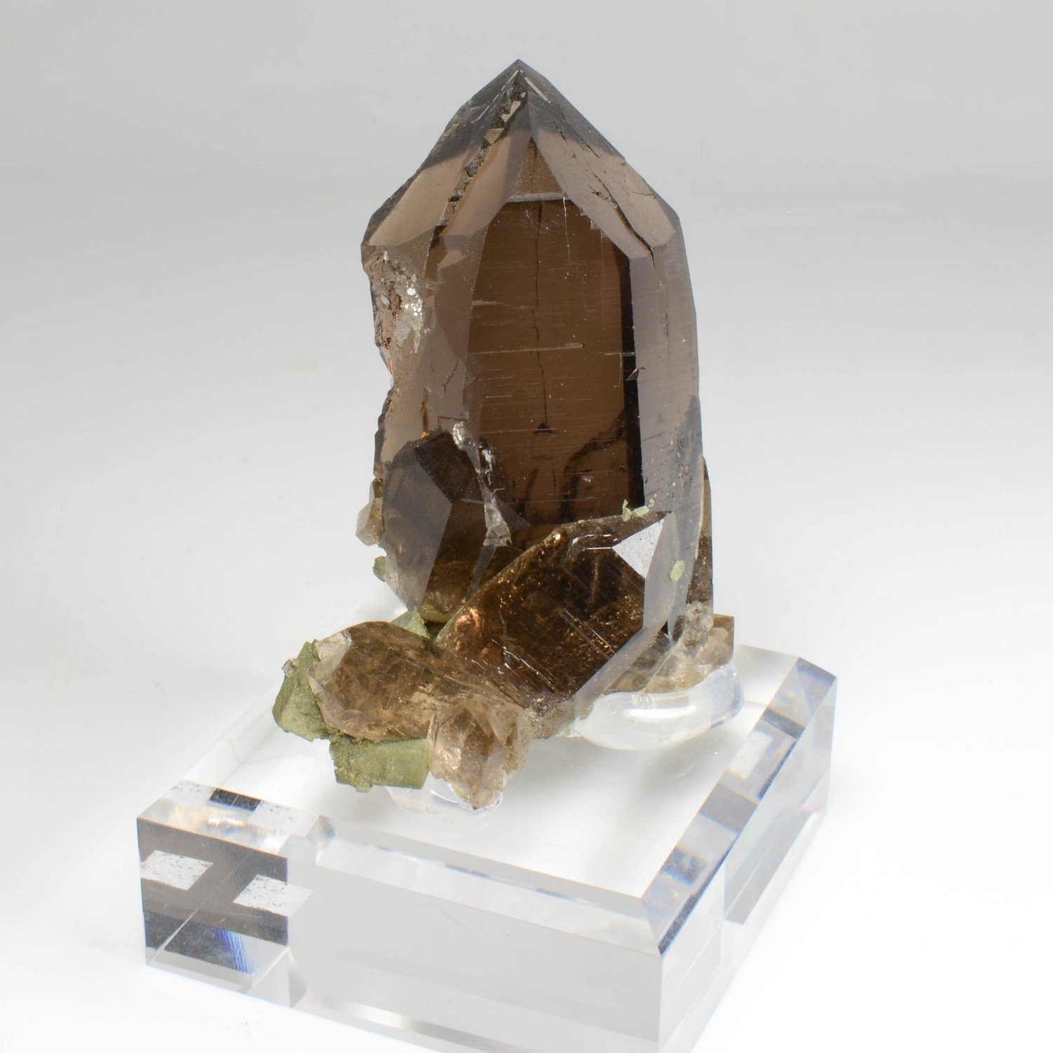 Smoky quartz - Green needle, Mont Blanc Massif, France
